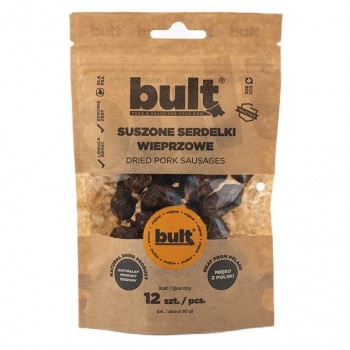 BULT Dried pork sausages - dog treat - 12