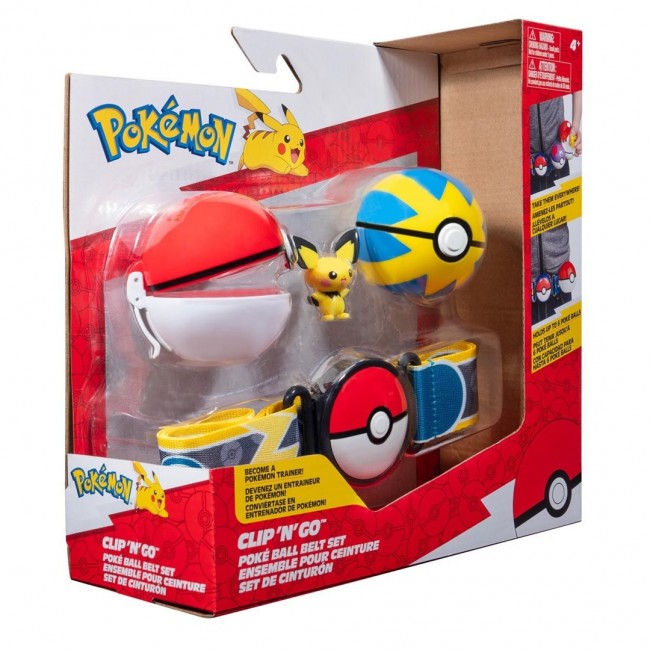 Pokemon W15 Clip n Go Poke Ball Belt Set figurine