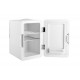 ELLE 6L white mini fridge with LED make-up mirror