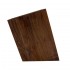 Continenta knife block, flexible insert, slanted, walnut