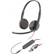 POLY Blackwire 3225 Stereo USB-C Headset +3.5mm Plug +USB-C/A Adapter (Bulk) POLY Blackwire 3225 Stereo USB-C Headset +3.5mm Plug +USB-C/A Adapter (Bulk)