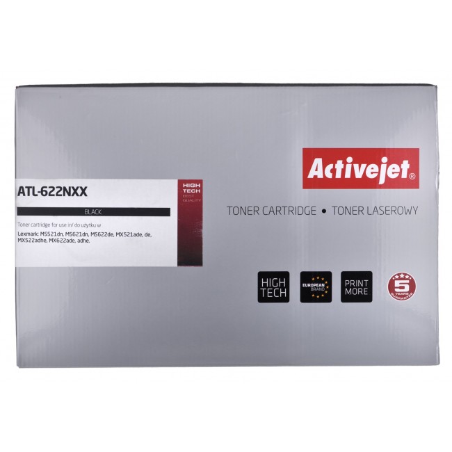 Activejet ATL-622NXX Toner Cartridge (replacement for Lexmark 56 Series, Supreme 25000 pages black)