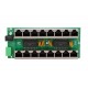 Extralink Gigabit PoE Injector 8 Port 8x 1000Mb/s RJ45, Mode B