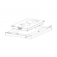 Ceramic hob AKPO PKA 30 601 black Ceramic hob AKPO PKA 30 601 black