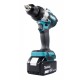 MAKITA. SCREWDRIVER UD.18V 130/65Nm 2x5,0Ah DHP486RTJ