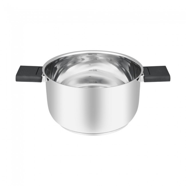 Resto Kitchenware Anser 3.2 L Round Black, Stainless steel Resto Kitchenware Anser 3.2 L Round Black, Stainless steel