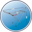 Clothes Dryer Vileda Aluminium 100