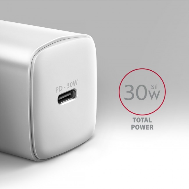 Axagon ACU-PD30W wall charger 1x QC3.0/AFC/FCP/PD type-C 30W white Mobile phone, Smartphone, Smartwatch, Tablet, Universal AC Fast charging Indoor Axagon ACU-PD30W wall charger 1x QC3.0/AFC/FCP/PD type-C 30W white Mobile phone, Smartphone, Smartwatch, Tablet, Universal AC Fast charging Indoor