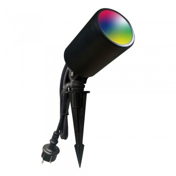 Garden luminaire V-TAC VT-5167 7W LED SMART WiFI IP65 RGB+3000K-6500K 520lm (SKU 3014) Black