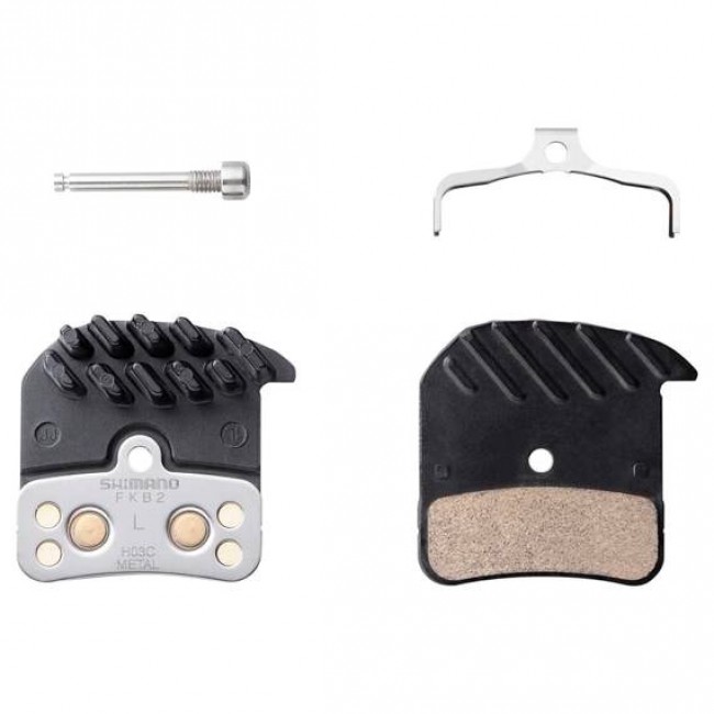 Shimano H03C 4-piston disc brake pads with heat sink Shimano H03C 4-piston disc brake pads with heat sink