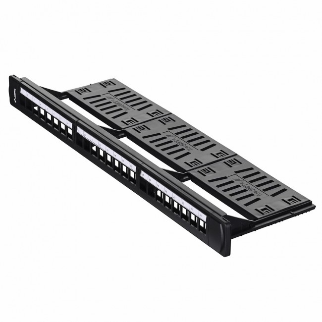 Lanberg PPKS-1124-B patch panel 1U Lanberg PPKS-1124-B patch panel 1U