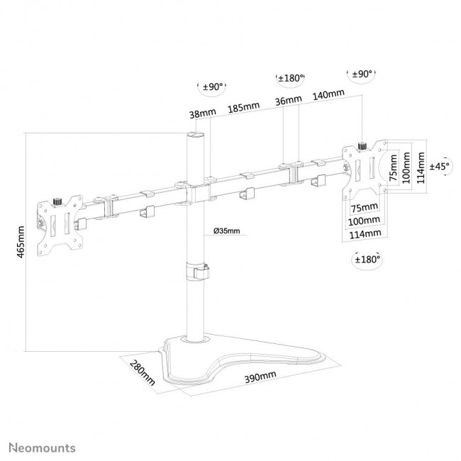 Neomounts monitor desk mount Neomounts monitor desk mount
