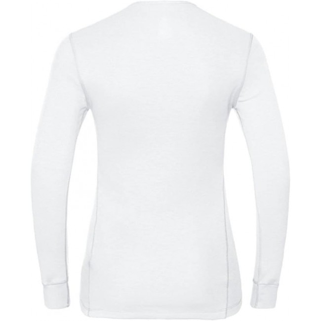 Odlo BL TOP crew neck l/s ACTIVE WARM ECO women's T-shirt, size S, white Odlo BL TOP crew neck l/s ACTIVE WARM ECO women's T-shirt, size S, white