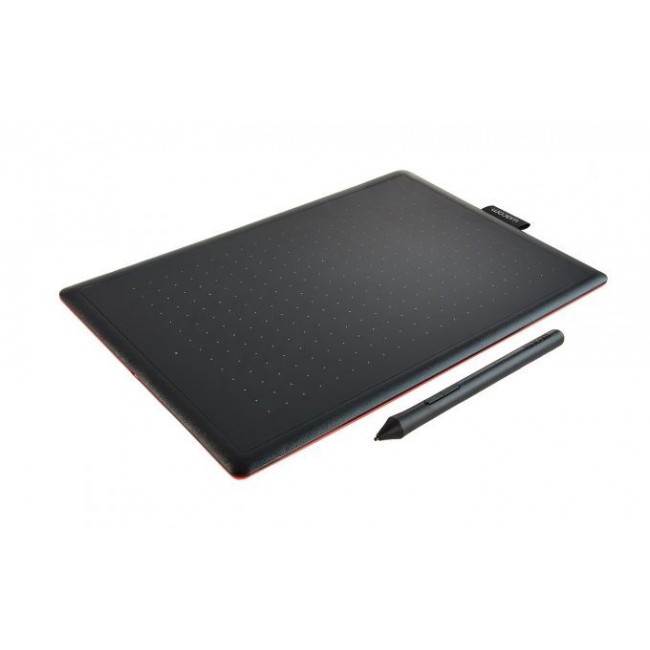 Wacom One by Medium graphic tablet Black, Red 2540 lpi 216 x 135 mm USB Wacom One by Medium graphic tablet Black, Red 2540 lpi 216 x 135 mm USB