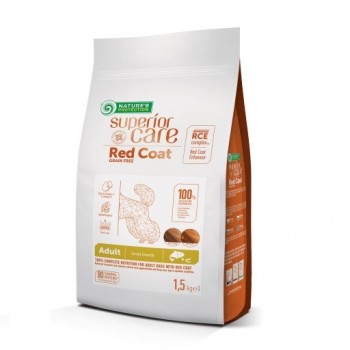 NATURE'S PROTECTION Superior Care Red Coat Adult Small breed Grain free Salmon - dry dog food - 1,5kg