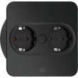 Bachmann 946.101 socket-outlet 2 x Type F Stainless steel Bachmann 946.101 socket-outlet 2 x Type F Stainless steel