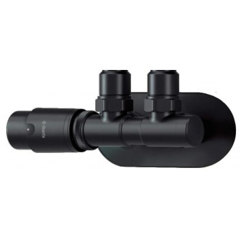 Thermostatic valve for bathroom radiator - left