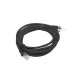 Patchcord UTP Lanberg PCU6-10CC-0300-BK (RJ45 - RJ45 3m U/UTP 6 black color)