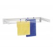 Leifheit 83100 laundry drying rack/line Wall-mounted rack White