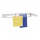 Leifheit 83100 laundry drying rack/line Wall-mounted rack White