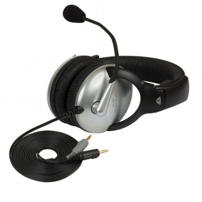 Koss SB45 Headset Wired Head-band Calls/Music Black, Silver