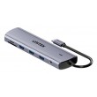 UNITEK D1113BGY01 interface hub 2 x USB 3.2 Gen 2 (3.1 Gen 2) Type-C 1000 Mbit/s Grey
