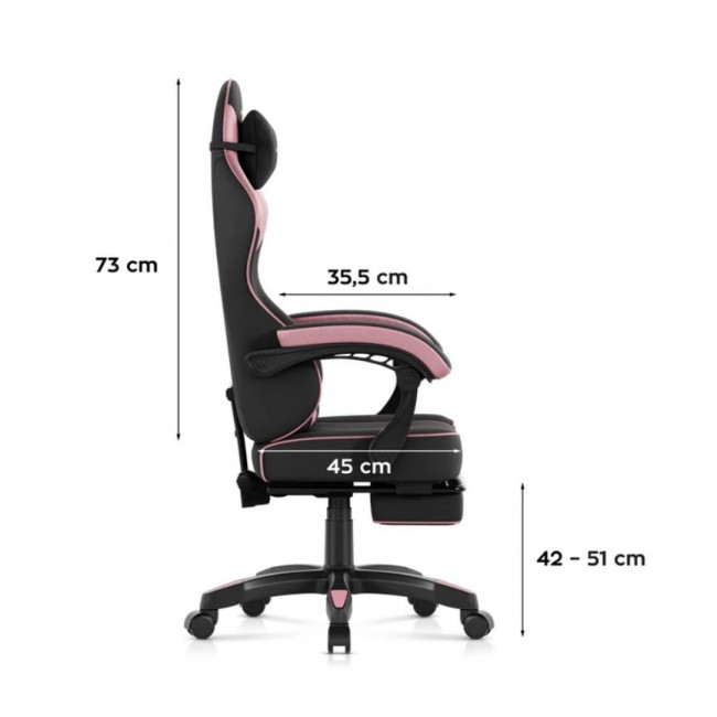 Huzaro Force 3.7 Pink Gaming Chair