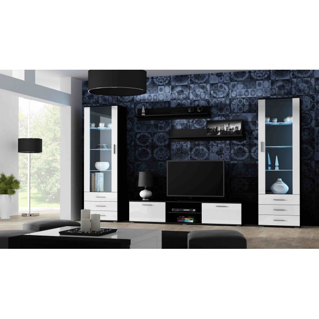 Cama TV stand SOHO 180 black/white gloss Cama TV stand SOHO 180 black/white gloss
