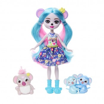 Enchantimals Family Koala Karalee Koala Doll + HNT61 MATTEL Figures