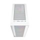 Gembird Fornax 4000W ARGB gaming ATX computer case, Midi Tower, backlight, White