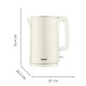 Tefal Thermo Protect KO140AE0 electric kettle 1.5 L 1500 W White Tefal Thermo Protect KO140AE0 electric kettle 1.5 L 1500 W White