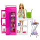 Barbie Doll and Ultimate Pantry Playset, Kitchen Add-On with 30+ Food-Themed Pieces