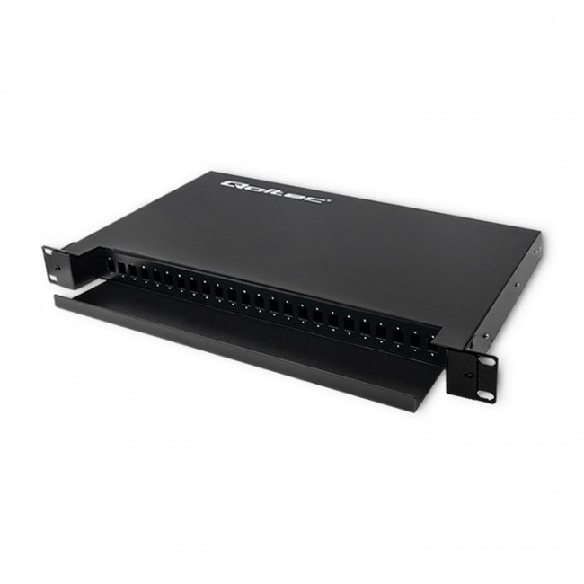 Qoltec 54480 Fiber optic switch board on sliding ODF rail | 24 ports | SC / SX Qoltec 54480 Fiber optic switch board on sliding ODF rail | 24 ports | SC / SX
