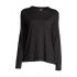 Women's training shirt CASALL Soft Texture Long Sleeve black