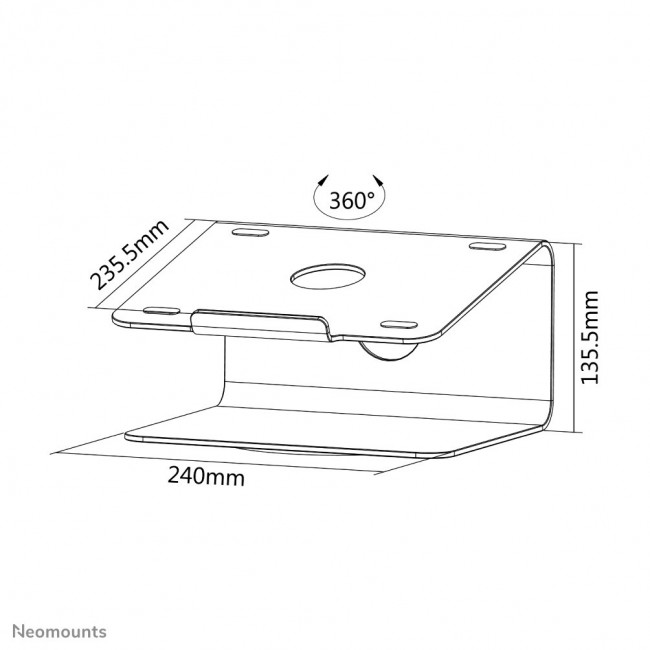 Neomounts NSLS050 Laptop stand 10-17 Neomounts NSLS050 Laptop stand 10-17