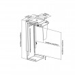 The MC-713 PC Holder Computer Under Desk Table Bracket Support Storage The MC-713 PC Holder Computer Under Desk Table Bracket Support Storage