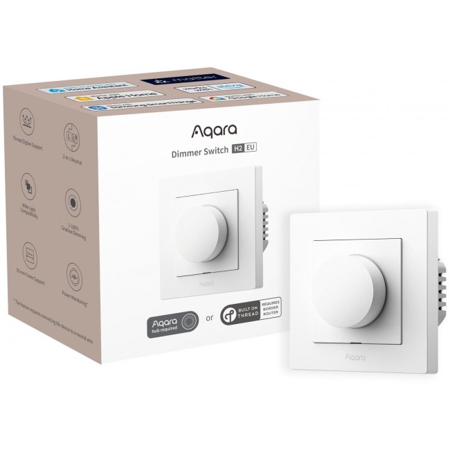 Aqara Dimmer Switch H2 EU White light switch Aqara Dimmer Switch H2 EU White light switch