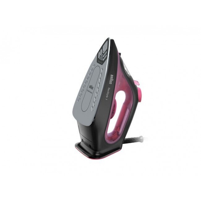 Braun TexStyle 1 Dry & Steam iron Ceramic soleplate 2000 W Black, Purple