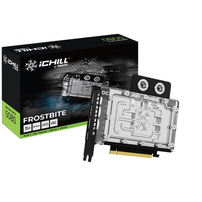 INNO3D iChill GeForce RTX 5080 FROSTBITE NVIDIA 16 GB GDDR7 INNO3D iChill GeForce RTX 5080 FROSTBITE NVIDIA 16 GB GDDR7