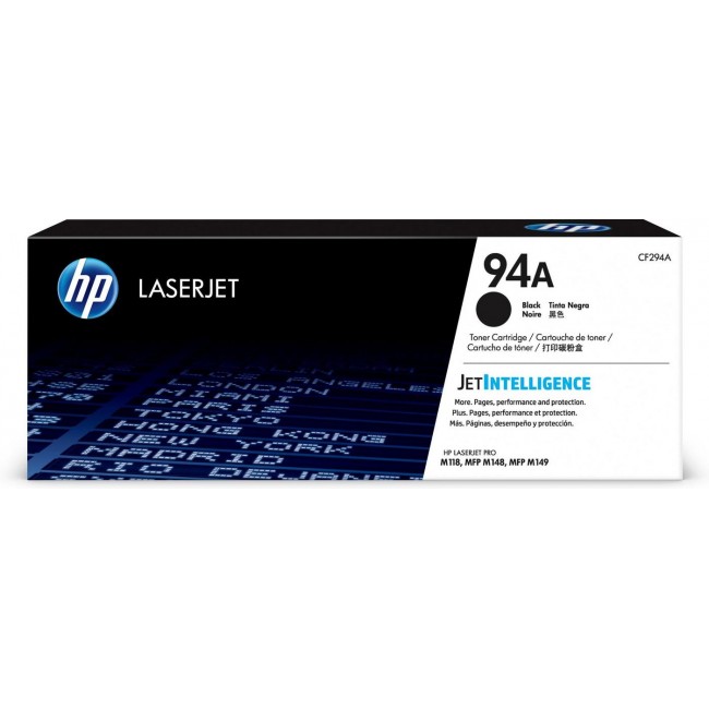 HP 94A Black Original LaserJet Toner Cartridge HP 94A Black Original LaserJet Toner Cartridge