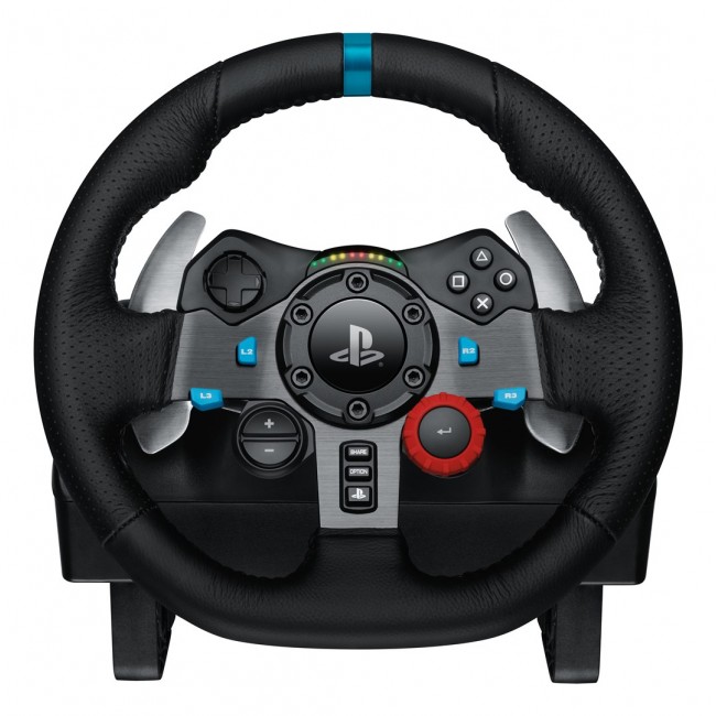 Logitech G 991-000539 Gaming Controller Aluminium, Black USB Steering wheel + pedals + headset PC, PlayStation 4, PlayStation 5, Playstation 3