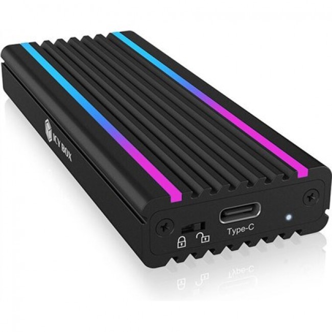 ICY BOX IB-1824ML-C31 SSD enclosure Black M.2