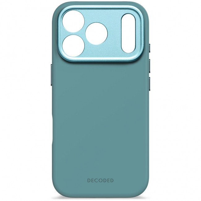 Decoded Silicone Backcover Apple iPhone 17 Pro Retro Blue mobile phone case 16 cm (6.3