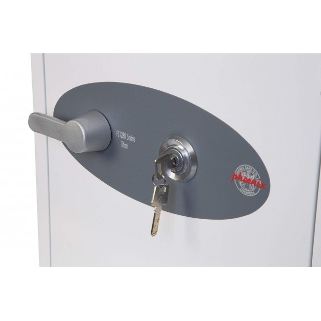 Phoenix Safe Co. Titan FS1282K Floor safe 25 L Steel White Phoenix Safe Co. Titan FS1282K Floor safe 25 L Steel White