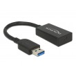 DeLOCK 65698 USB cable USB 3.2 Gen 2 (3.1 Gen 2) 0.15 m USB A USB C 10 Gbit/s Black