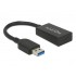 DeLOCK 65698 USB cable USB 3.2 Gen 2 (3.1 Gen 2) 0.15 m USB A USB C 10 Gbit/s Black