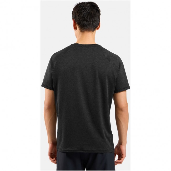 Koszulka z kr tkim rękawem męska Odlo T-shirt crew neck s/s ESSENTIAL 365 czarna XL