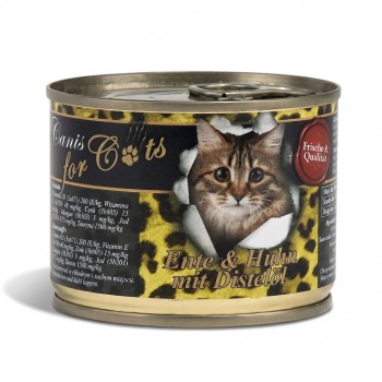 O CANIS Chicken and duck with safflower oil - wet cat food - 200g