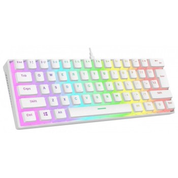 Wired mechanical keyboard - Rampage RADIANT K11 White RGB
