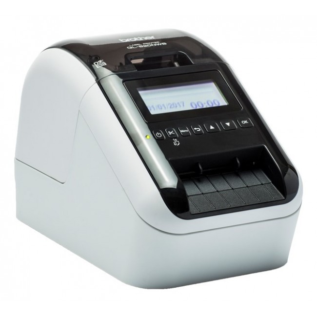 Brother QL-820NWBC label printer Direct thermal Colour 300 x 300 DPI 176 mm/sec Wired & Wireless Ethernet LAN DK Wi-Fi Bluetooth